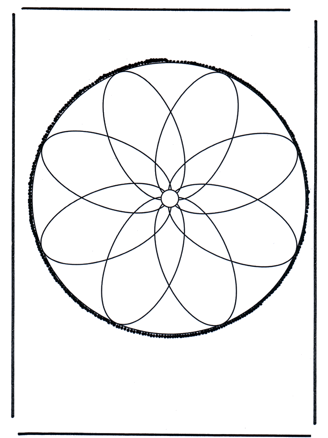 Tarjeta perforada 22 - Mandalas