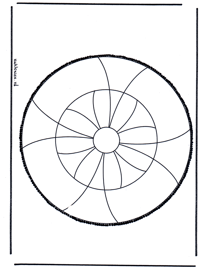 Tarjeta perforada 27 - Mandalas