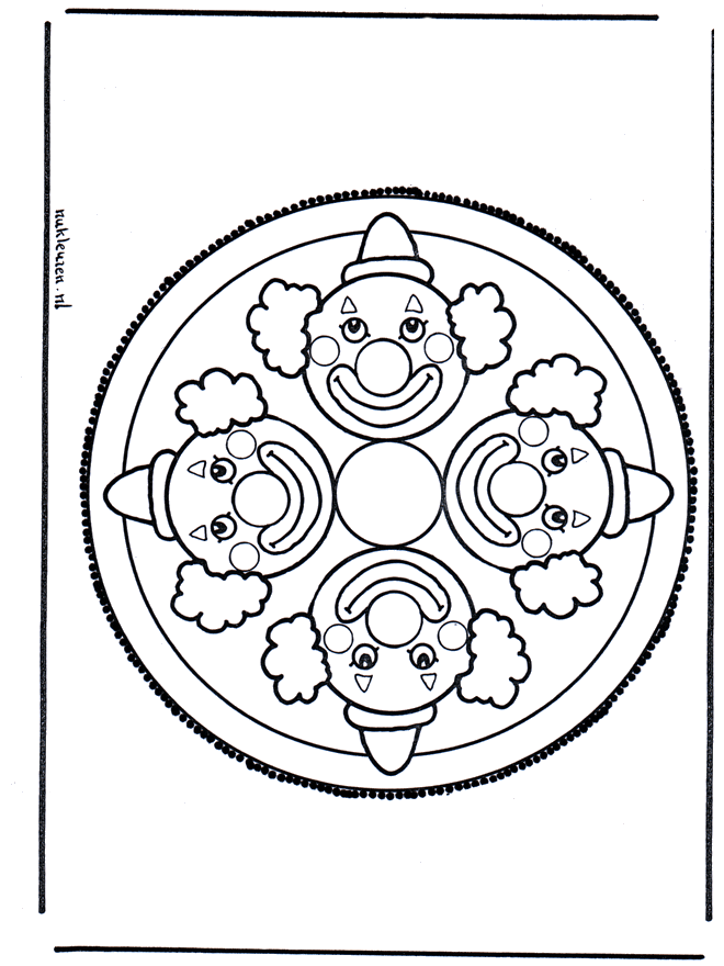 Tarjeta perforada 28 - Mandalas