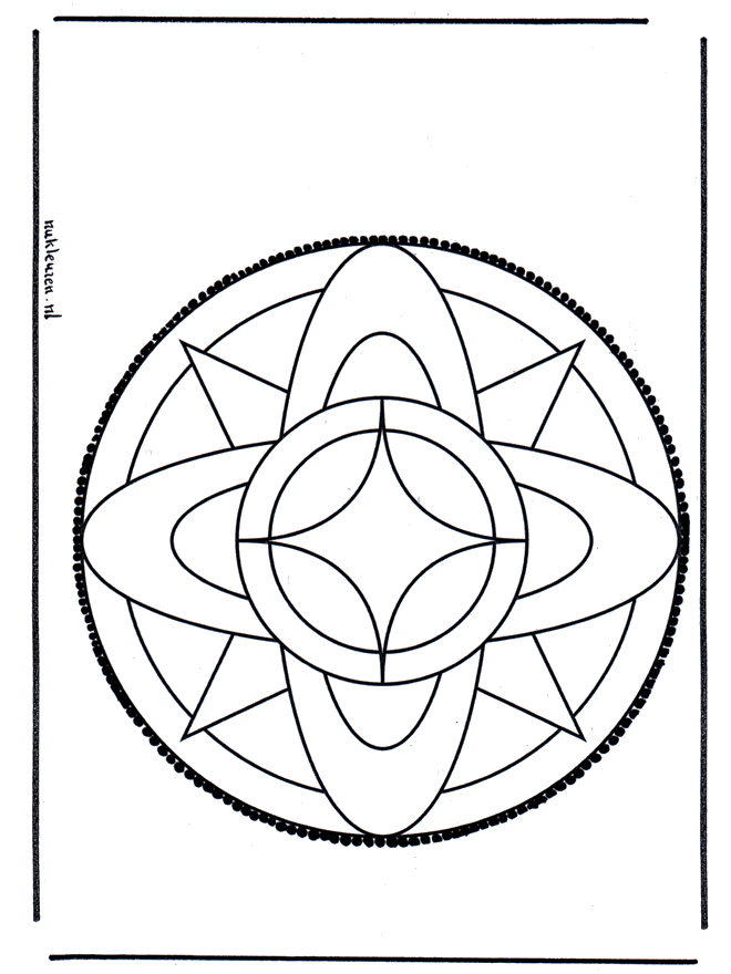 Tarjeta perforada 3 - Mandalas