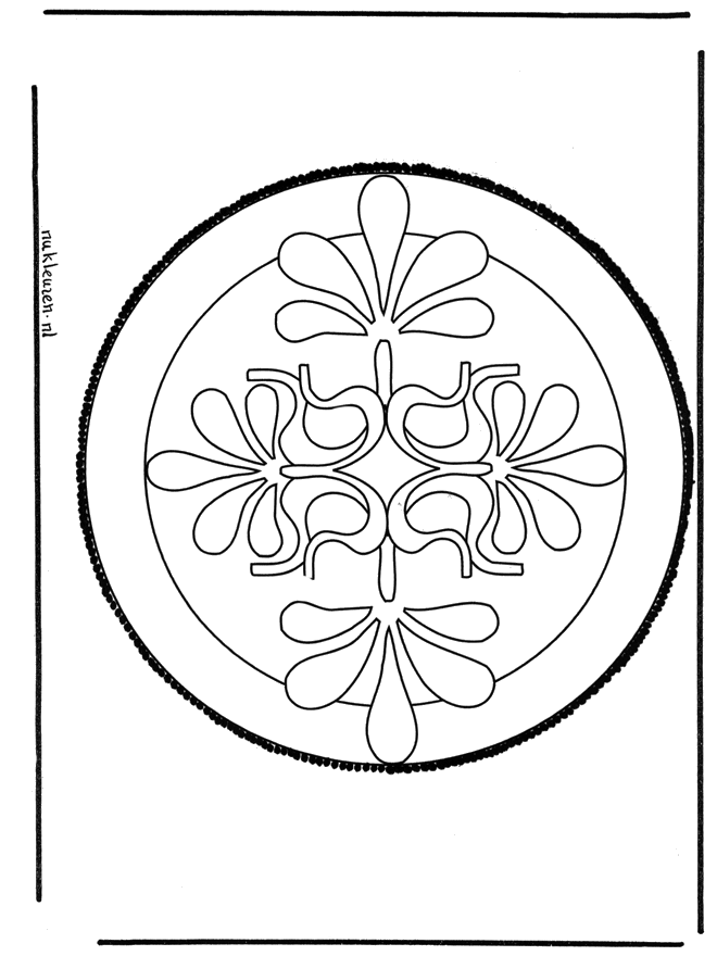 Tarjeta perforada 33 - Mandalas