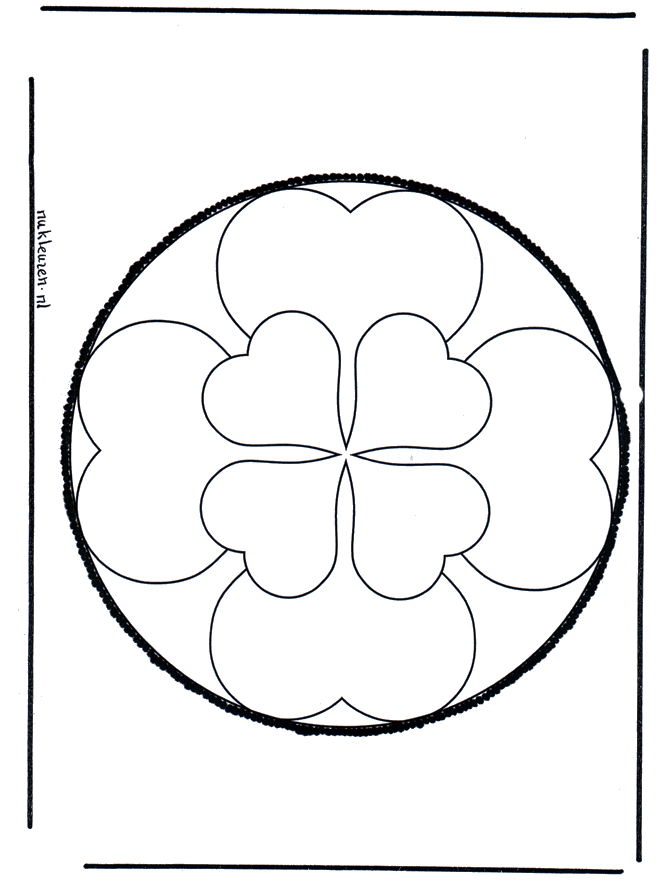 Tarjeta perforada 34 - Mandalas