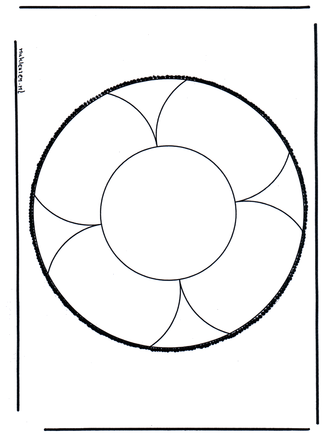 Tarjeta perforada 38 - Mandalas