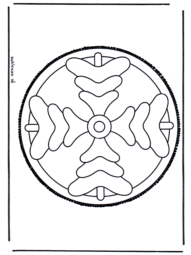 Tarjeta perforada 4 - Mandalas