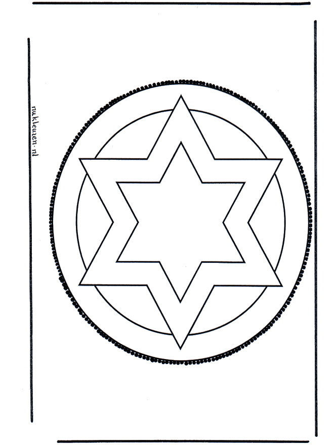 Tarjeta perforada 43 - Mandalas