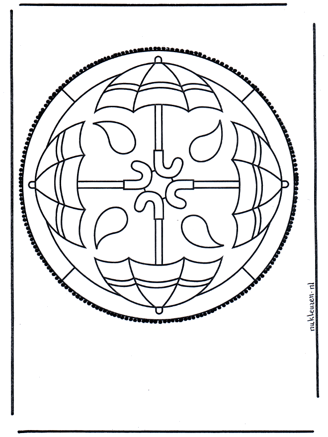 Tarjeta perforada 44 - Mandalas