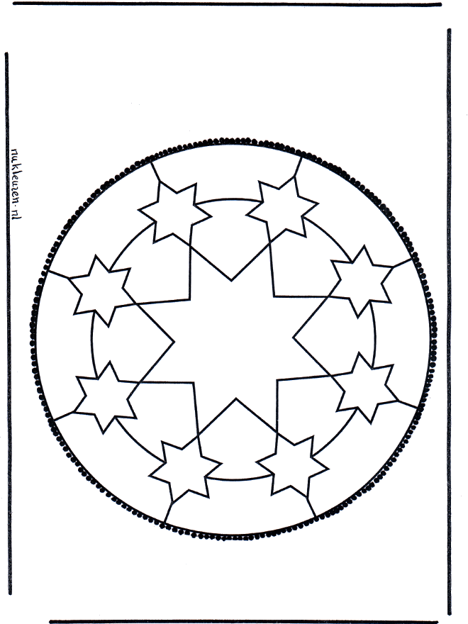 Tarjeta perforada 46 - Mandalas