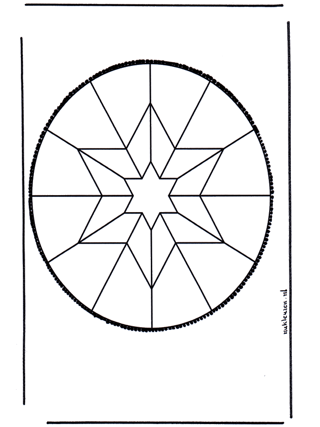 Tarjeta perforada 48 - Mandalas