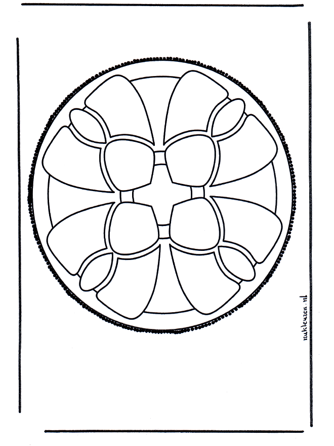 Tarjeta perforada 49 - Mandalas