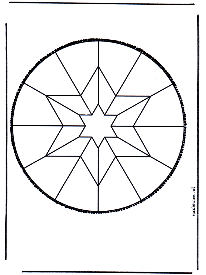 Tarjeta perforada 5 - Mandalas