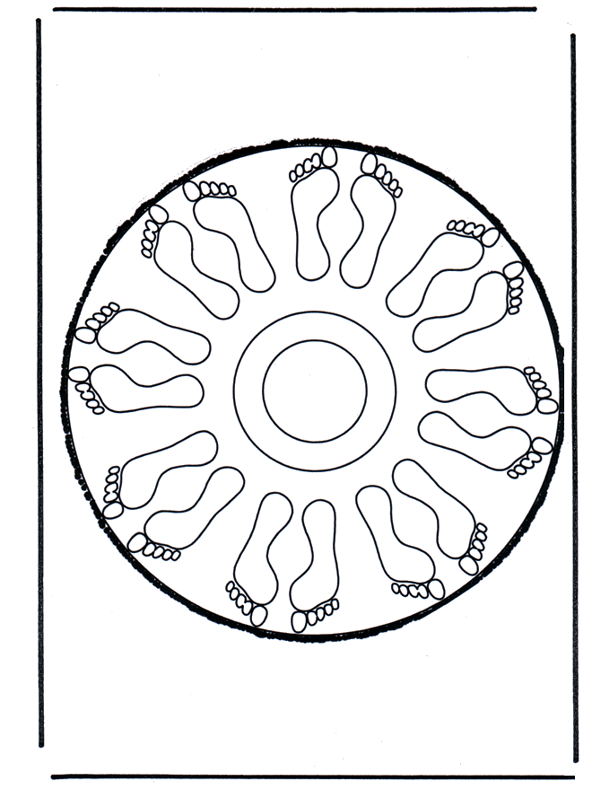 Tarjeta perforada 54 - Mandalas