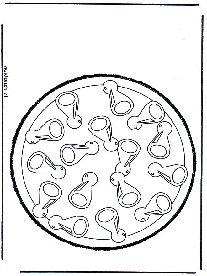 Tarjeta perforada 57 - Mandalas