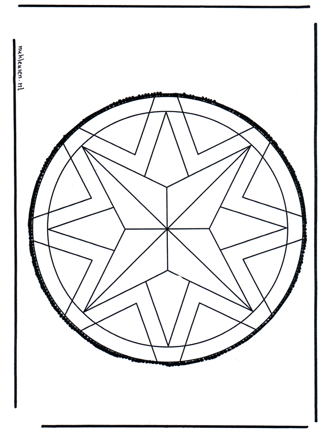 Tarjeta perforada 59 - Mandalas