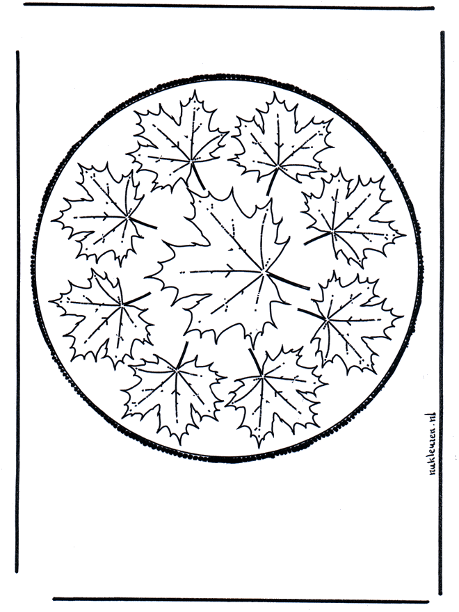 Tarjeta perforada 60 - Mandalas