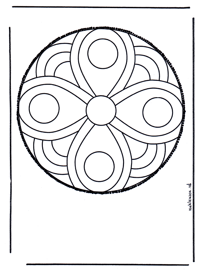 Tarjeta perforada 7 - Mandalas