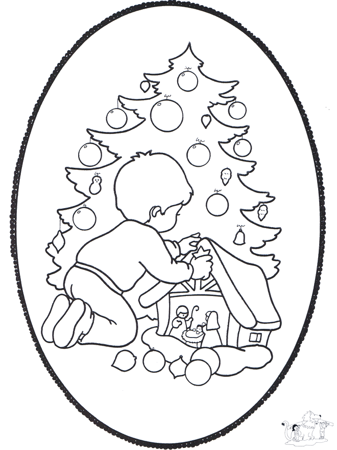 Tarjeta perforada de árbol navideño - Otros