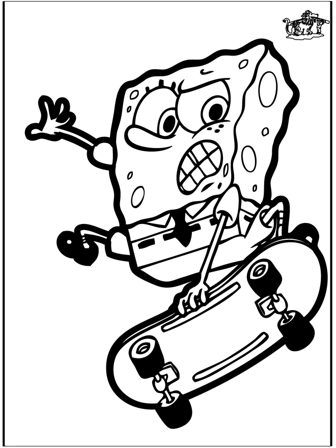 Tarjeta perforada SpongeBob - Personajes